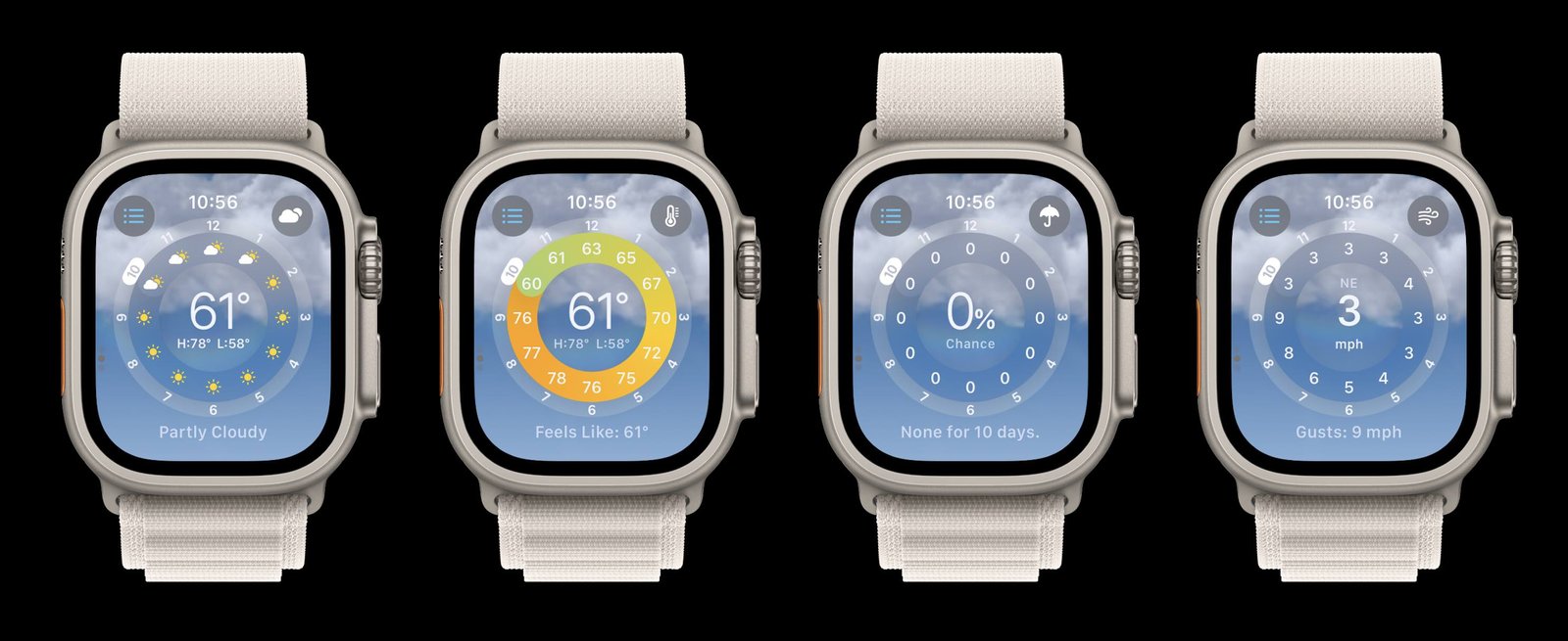 nouvelle application Apple Watch Météo 2