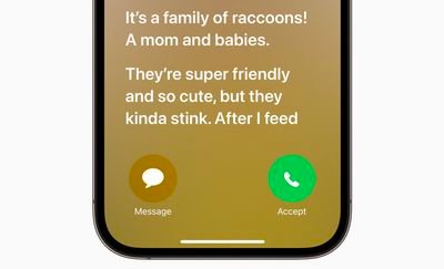 Messagerie vocale en direct iOS 17