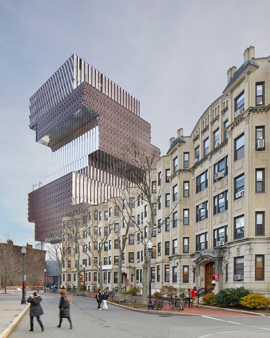 Boston University Center for Computing & Data Sciences / KPMB Architects - Photographie extérieure, Fenêtres, Façade