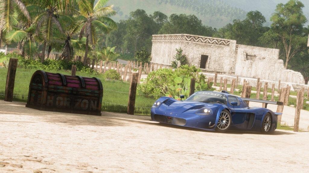 Emplacement du coffre au trésor de Forza Horizon 5 The Grand Tour