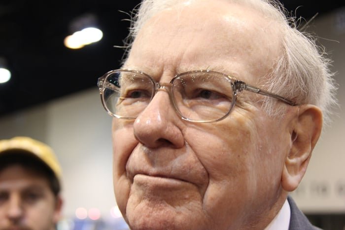 Warren Buffett à l'assemblée annuelle des actionnaires de Berkshire Hathaway.