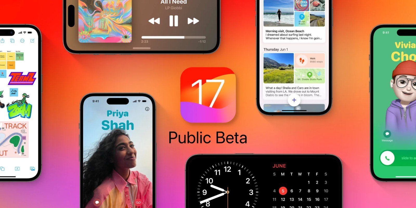 Bêta publique d'iOS 17