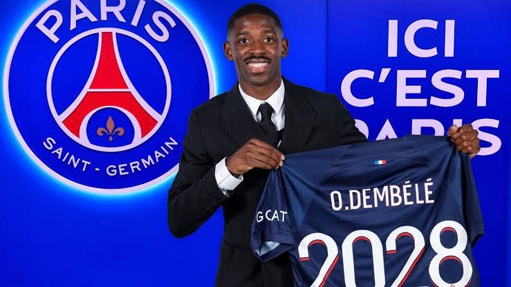 Dembele signe un contrat de cinq ans avec le PSG |  La tribune expresse