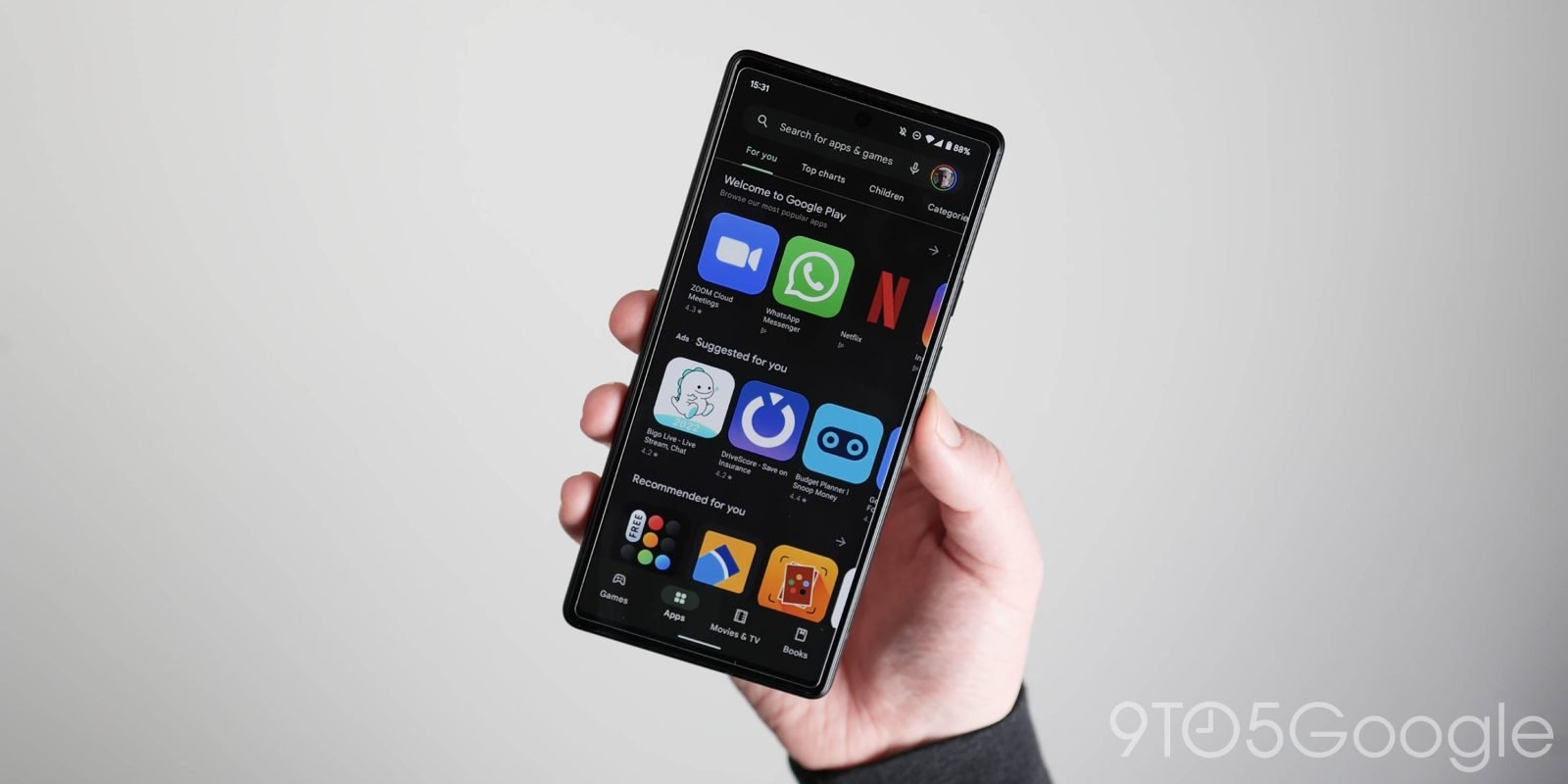 Google Play Store sur un téléphone Android