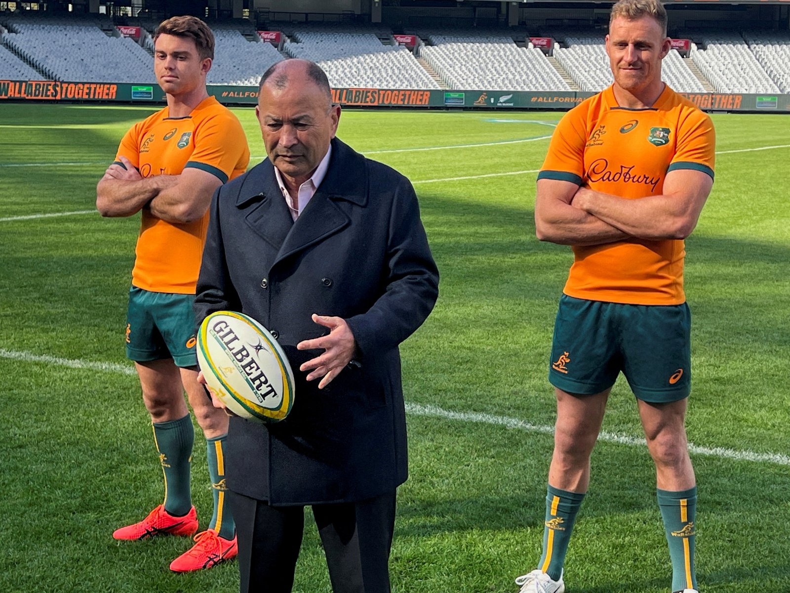 Eddie Jones, entraîneur de rugby à XV australien