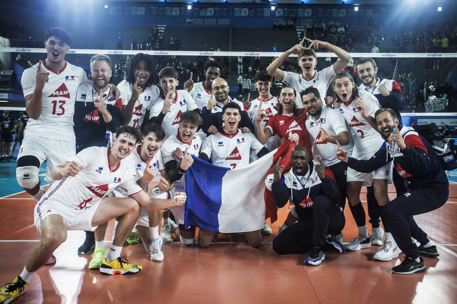 2023 U19 boys' world champions France La France celebre son premier titre mondial de