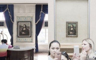 deux photos de la Joconde côte à côte.