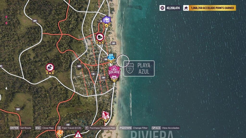 Fête sur la plage de Forza Horizon 5 Playa Azul