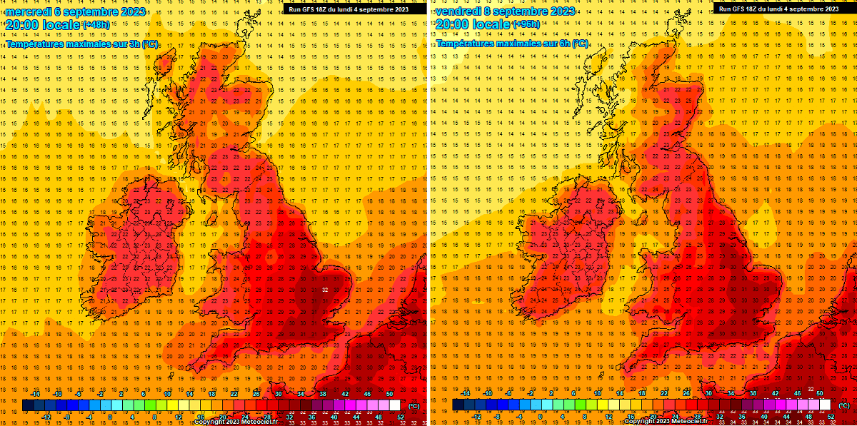 heat-dome-heatwave-forecast-uk-ireland-france-benelux-september-2023-autumn-season-england