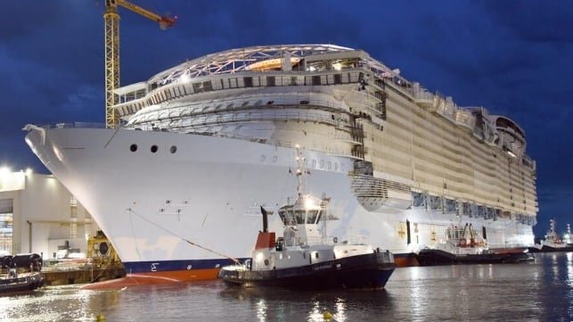 Le deuxième plus grand navire de croisière de Royal Caribbean flotte en France 1 Bateau de croisière Utopia of the Seas
