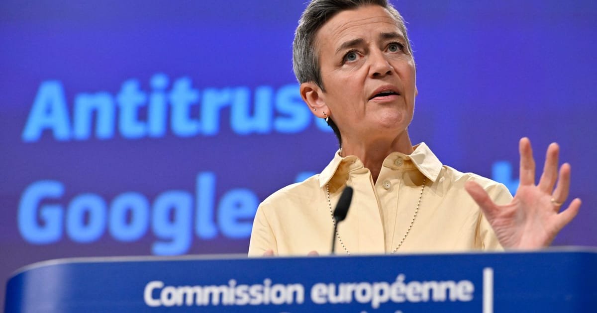 Margrethe Vestager part en congé de la Commission européenne