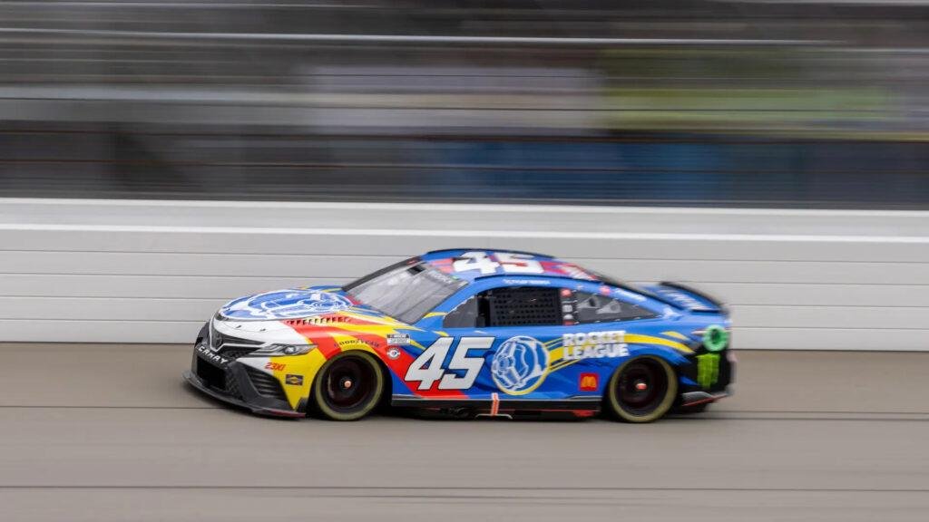 Tyler Reddick, 23XI Toyota TRD Pro, 2023 FireKeepers Casino 400 – Crédit image, Rocket League