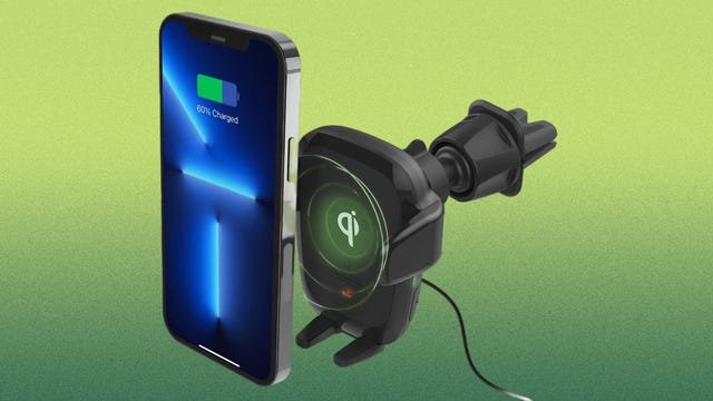Best Car Phone Mount for 2023 9 The iOttie Auto Sense Qi Wireless Car Charger has auto clamping arms