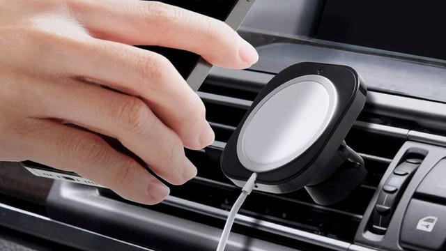ZealSound Qi-Certified Car Charge Slim Pad Station Dock