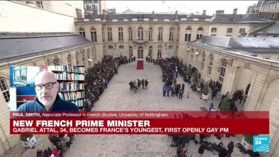 Gabriel Attal devient le plus jeune et premier Premier ministre ouvertement gay de France