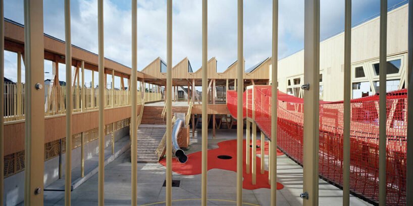 les influences nordiques façonnent la conception de l'école à faible émission de carbone de R2K Architect en France