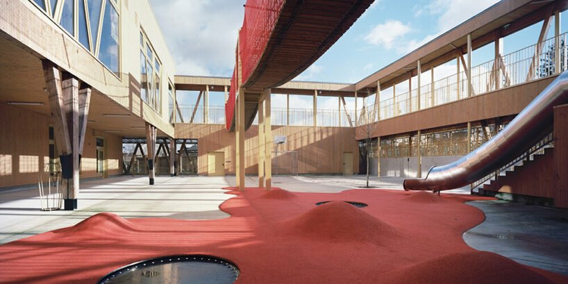 les influences nordiques façonnent la conception de l'école à faible émission de carbone de R2K Architect en France