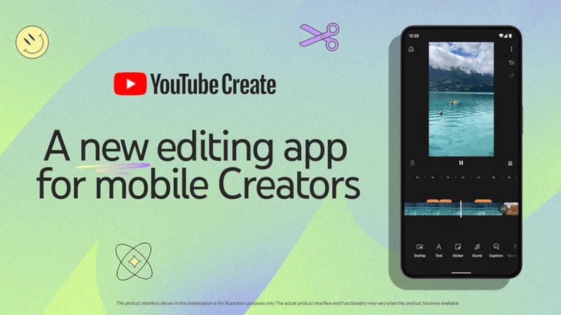 YouTube Create splash screen YouTube Create splash screen