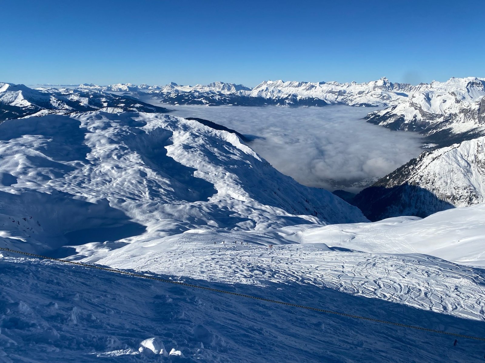 Chamonix, France, Rapport de conditions : Ciel ensoleillé au Brvent et à Flgre – SnowBrains