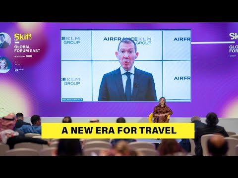 Ben Smith, PDG d'Air France-KLM, au Skift Global Forum East 2023