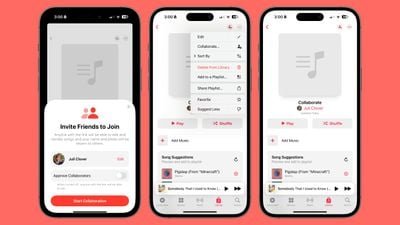 listes de lecture collaboratives Apple Music