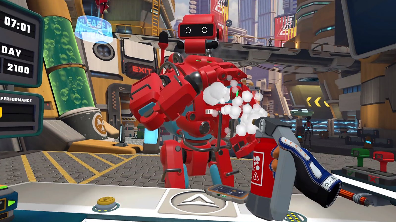 Jeux VR à venir 2024 : nouveautés sur Quest, PC, PSVR 2 et plus 2 Jeux VR à venir - Border Bots VR