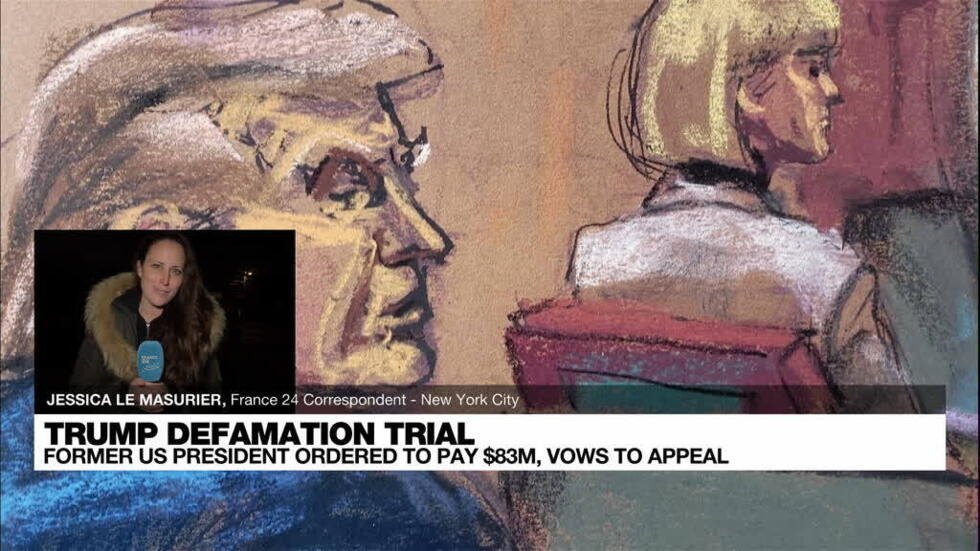 Le jury déclare que Trump doit payer 83,3 millions de dollars de dommages et intérêts pour diffamation du journaliste E. Jean Carroll