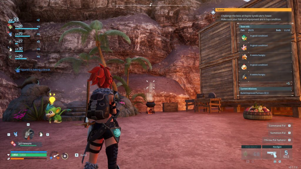 Comment obtenir et cultiver du charbon à Palworld Palworld comment obtenir et cultiver du charbon dans Palworld Hot Spring, capture d'écran