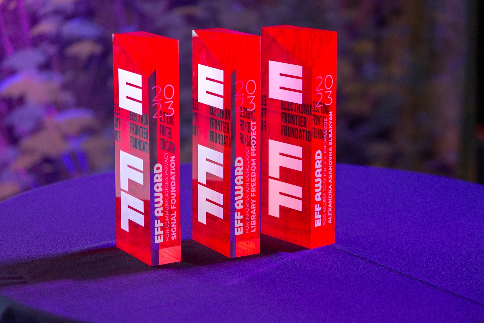 Célébration du mouvement pour la liberté d'Internet lors des EFF Awards 1 Celebration du mouvement pour la liberte dInternet lors des EFF