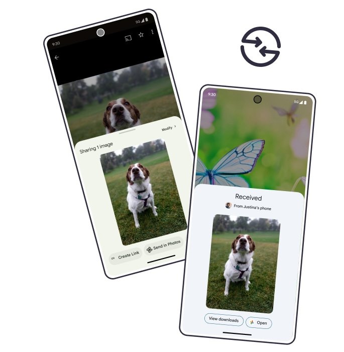 Partage rapide Android