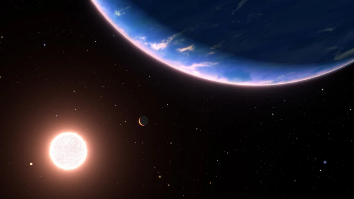 Le télescope Hubble repère de l’eau autour d’une minuscule exoplanète chaude et vaporeuse lors d’une « découverte passionnante »