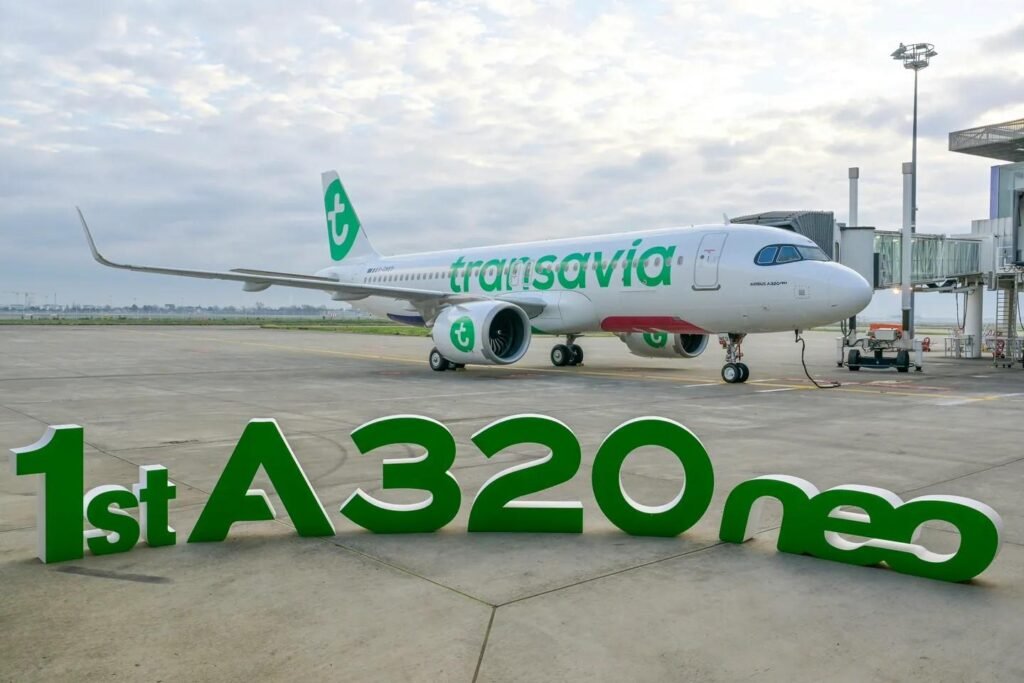 Le premier A320neo de Transavia France.  Photo de : Avon