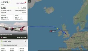 Le vol Virgin Atlantic Los Angeles-Londres déclare l'urgence