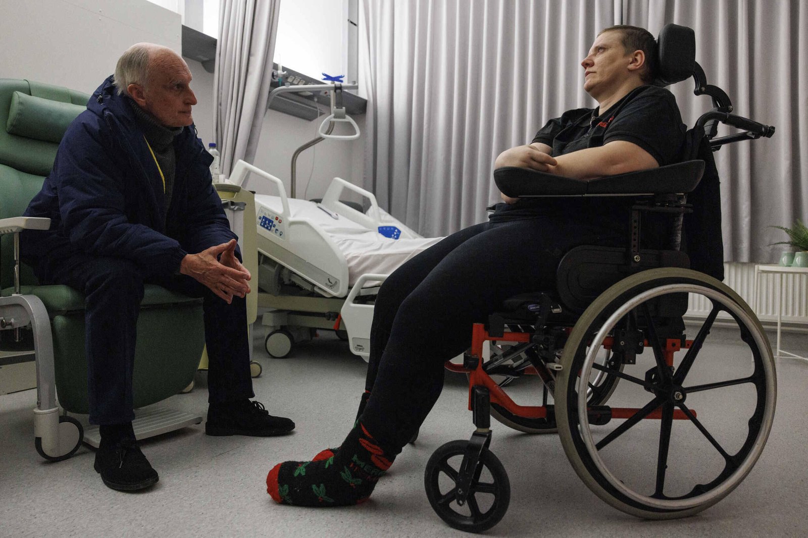 La veille de son euthanasie, Lydie Imhoff a eu un dernier entretien avec son médecin, Yves de Locht, pour réaffirmer sa décision.