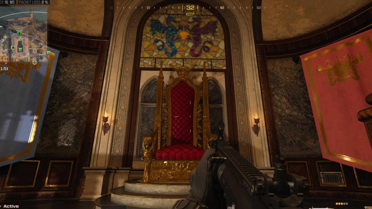 CoD: Warzone Throne Vault Easter Egg sur le guide Fortune’s Keep