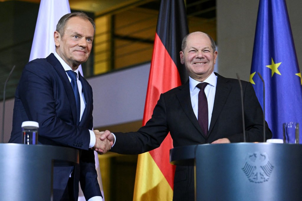 La Pologne, la France et l’Allemagne s’engagent à rendre l’Europe plus forte alors que les craintes grandissent à propos de la Russie et de Trump.