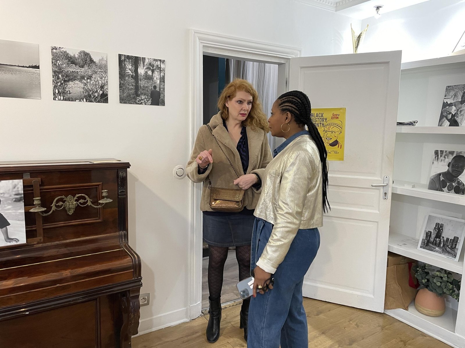 Michelle Correa à la Maison Muller, Paris, le 17 février 2024