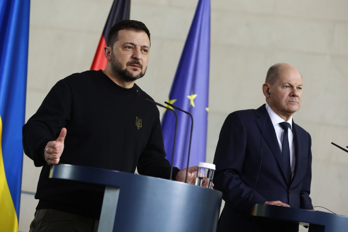 Volodomir Zelensky et Olaf Scholz