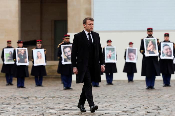 La France dénonce « le plus grand massacre antisémite de notre siècle » en hommage aux victimes de l’attaque du Hamas