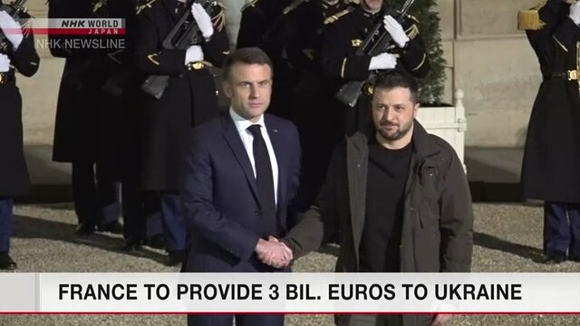 La France fournira 3 milliards.  euros à l’Ukraine dans le cadre d’un nouvel accord de sécurité |  Actualités NHK WORLD-JAPON