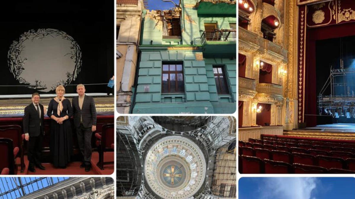 La France prépare un plan pour aider les monuments culturels touchés à Odessa