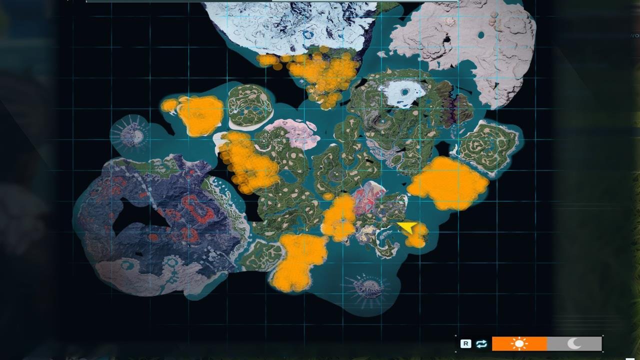 Le Mammorest apparaît dans plusieurs zones.