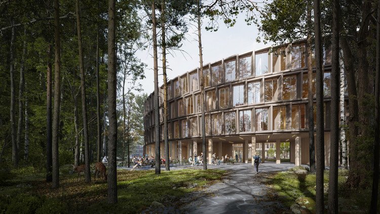 Unir la science et la nature : Henning Larsen remporte le concours pour la conception du campus B777 du CERN en France - Image 1 sur 5