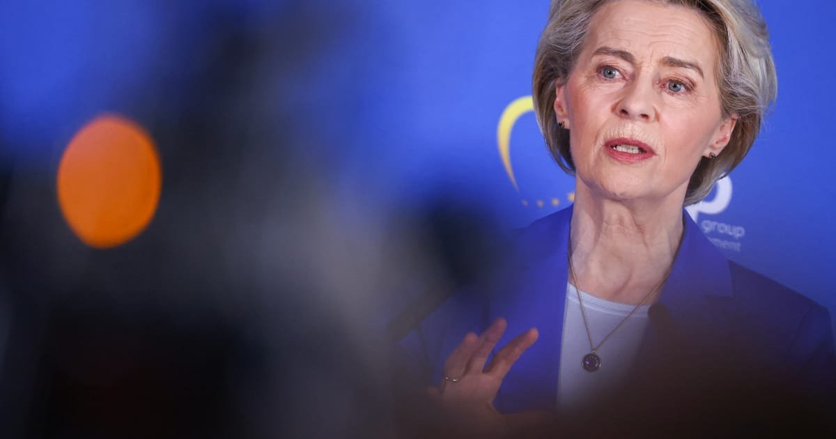 Von der Leyen n’exclut pas de travailler avec des partis de droite