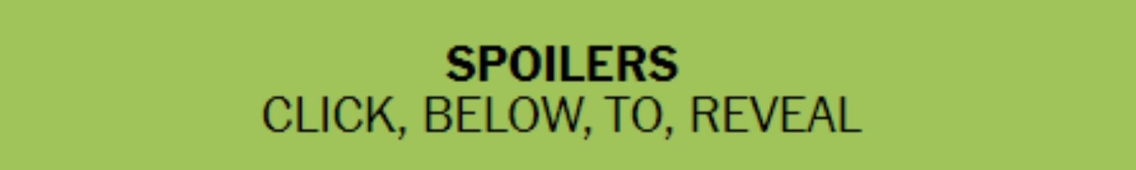 Bannière Connections - Spoilers en vert