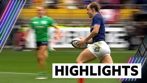 La France a marqué cinq essais contre l’Irlande en amélioration – BBC Sport