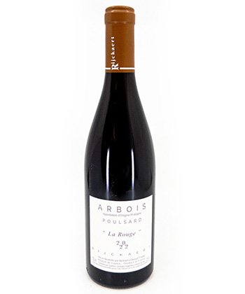Rijckaert Arbois Poulsard La Rouge 2022 est l'un des meilleurs vins rouges du Jura. 