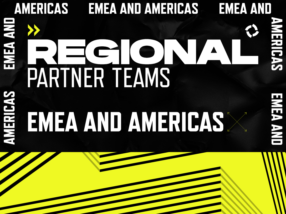 Equipes de partenaires regionaux pour la region EMEA et Ameriques