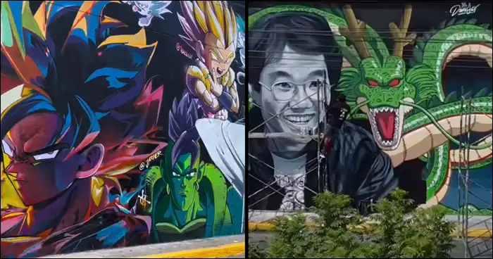 La fresque murale hommage a Akira Toriyama setendant sur 110.webp