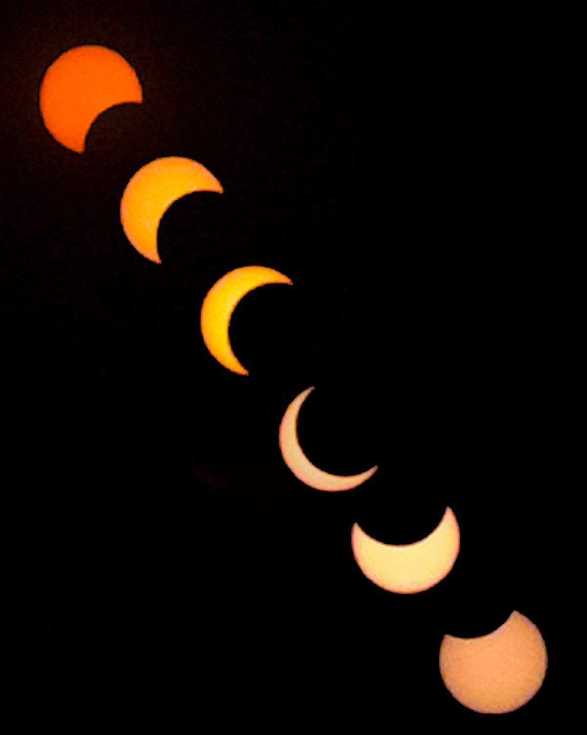 Photo d'éclipse prise avec Solar Snap